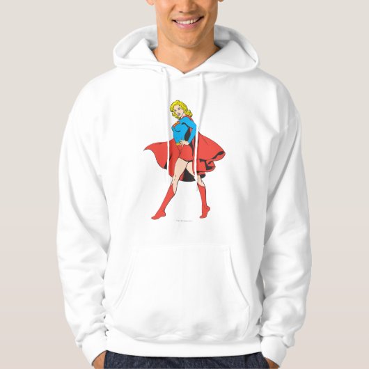 Supergirl schlägt eine Pose Hoodie (Vorderseite)
