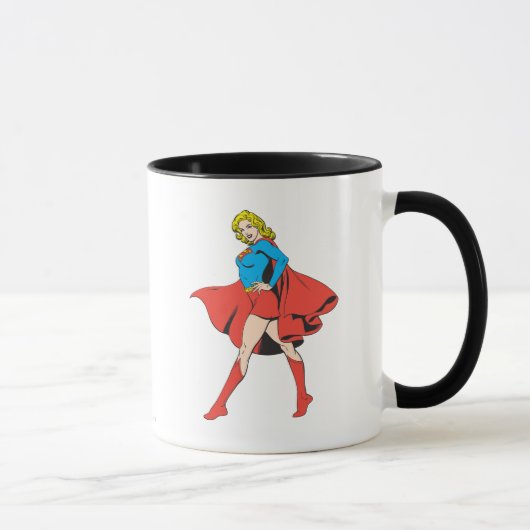 Supergirl schlägt eine Pose Tasse (Rechts)