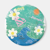 Supergirl Share the Spirit & Liebe Magnet (Vorne)