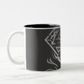 Supergirl Silver Logo Zweifarbige Tasse (Links)
