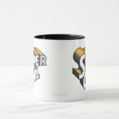 Supergirl Silver und Orange Logo Tasse (Zentrum)