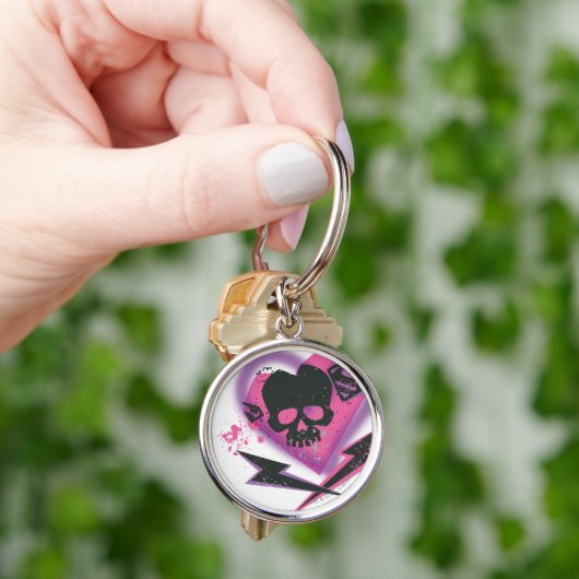 Supergirl Skulls and Lightning Schlüsselanhänger (Hand)