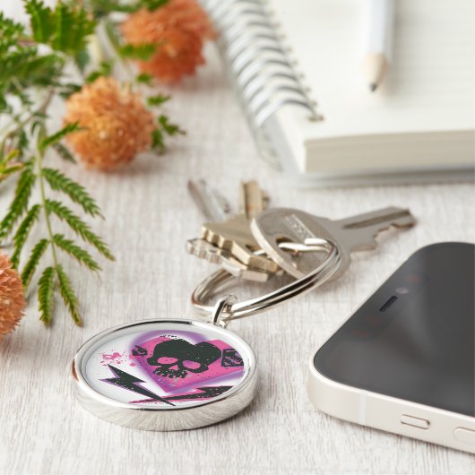 Supergirl Skulls and Lightning Schlüsselanhänger (Seite)