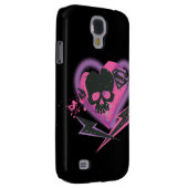 Supergirl Skulls und Blitze Case-Mate Samsung Galaxy Hülle (Rückseite/rechts)