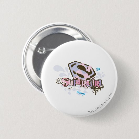 Supergirl So fabelhaft 1 Button (Vorne & Hinten)