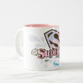 Supergirl So Fabulous 1 Zweifarbige Tasse (Vorderseite Links)
