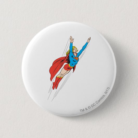 Supergirl Soars High Button (Vorderseite)