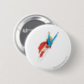 Supergirl Soars High Button (Vorne & Hinten)