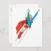 Supergirl Soars High Postkarte (Vorne/Hinten)