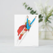 Supergirl Soars High Postkarte (Stehend Vorderseite)