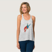 Supergirl Soars High Tank Top (Vorderseite Vollansicht)
