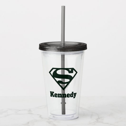 Supergirl Solid S-Shield Acryltrinkbecher (Vorderseite)