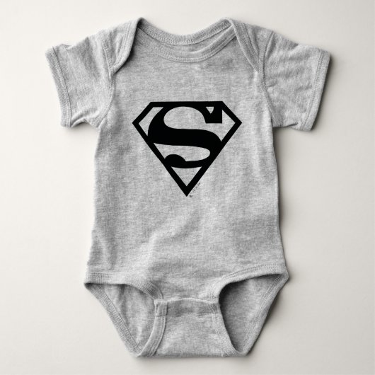 Supergirl Solid S-Shield Baby Strampler (Vorderseite)