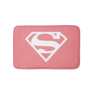 Supergirl Solid S-Shield Badematte
