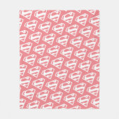 Supergirl Solid S-Shield Fleecedecke (Vorderseite)