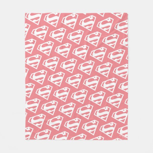 Supergirl Solid S-Shield Fleecedecke (Vorderseite)