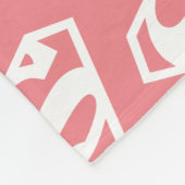 Supergirl Solid S-Shield Fleecedecke (Ecke)