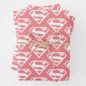 Supergirl Solid S-Shield Geschenkpapier Set (Beispiel)