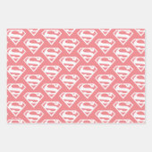 Supergirl Solid S-Shield Geschenkpapier Set (Vorderseite)