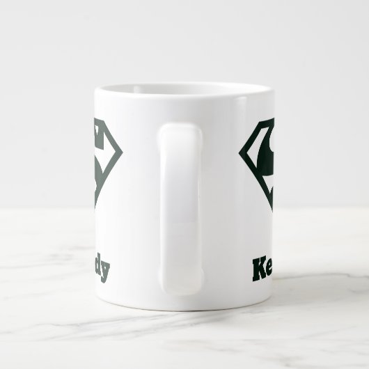 Supergirl Solid S-Shield Jumbo-Tasse (Rückseite)