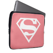 Supergirl Solid S-Shield Laptopschutzhülle (Vorne Rechts)