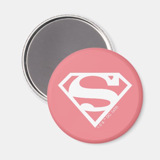Supergirl Solid S-Shield Magnet (Vorderseite/Rückseite)