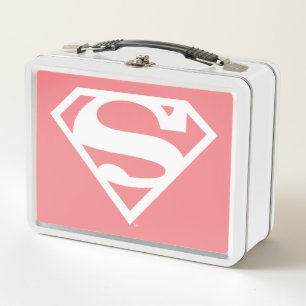 Supergirl Solid S-Shield Metall Brotdose