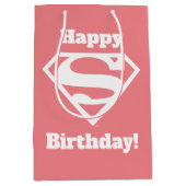 Supergirl Solid S-Shield Mittlere Geschenktüte (Vorderseite)