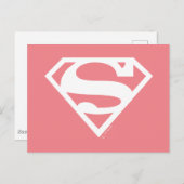Supergirl Solid S-Shield Postkarte (Vorne/Hinten)