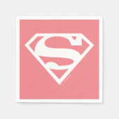 Supergirl Solid S-Shield Serviette (Vorderseite)