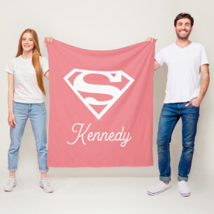 Supergirl Solider S-Schild Fleecedecke