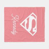 Supergirl Solider S-Schild Fleecedecke (Vorderseite (Horizontal))
