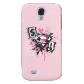 Supergirl Spills and Scribbles Collage Case-Mate Samsung Galaxy Hülle (Rückseite)