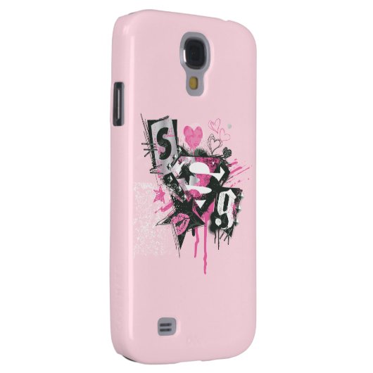 Supergirl Spills and Scribbles Collage Case-Mate Samsung Galaxy Hülle (Rückseite/rechts)