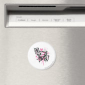 Supergirl Spills and Scribbles Collage Magnet (In Situ (Geschirrspüler))