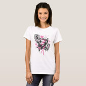 Supergirl Spills and Scribbles Collage T-Shirt (Vorne ganz)