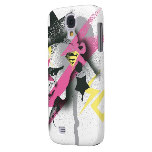 Supergirl Spray Paint Case-Mate Samsung Galaxy Hülle (Rückseite Links)