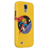 Supergirl springt im Weltraum Case-Mate Samsung Galaxy Hülle (Rückseite/rechts)