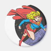 Supergirl springt im Weltraum Magnet (Vorne)