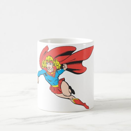 Supergirl Sprünge und Durchschläge Kaffeetasse (Mittel)