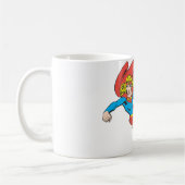 Supergirl Sprünge und Durchschläge Kaffeetasse (Links)