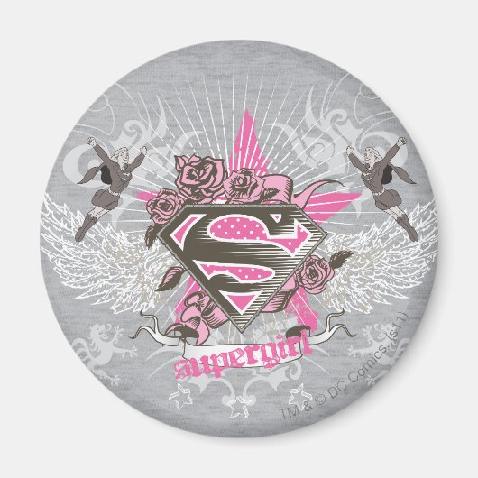 Supergirl Star und Rose Magnet (Vorne)