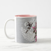 Supergirl Star und Rose Zweifarbige Tasse (Links)