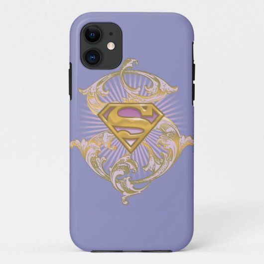 Supergirl-Starbust-Logo Case-Mate iPhone Hülle (Rückseite)