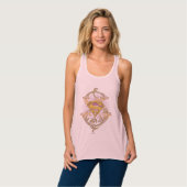 Supergirl-Starbust-Logo Tank Top (Vorderseite Vollansicht)