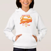 Supergirl stärker als je zuvor Retro Graphic Hoodie (Vorderseite)