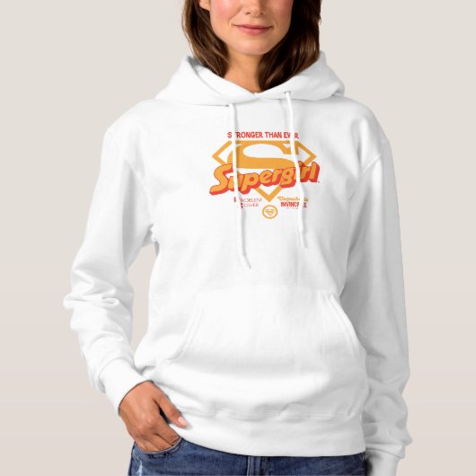 Supergirl stärker als je zuvor Retro Graphic Hoodie (Vorderseite)