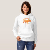 Supergirl stärker als je zuvor Retro Graphic Hoodie (Vorne ganz)