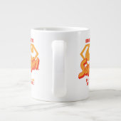 Supergirl stärker als je zuvor Retro Graphic Jumbo-Tasse (Rückseite)