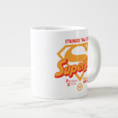 Supergirl stärker als je zuvor Retro Graphic Jumbo-Tasse (Vorderseite Rechts)